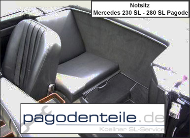 Kinder Rear Seat Mercedes Pagoda